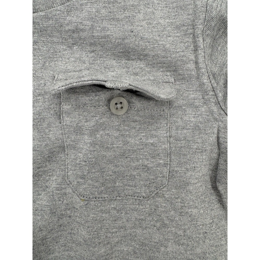 Gymboree Short Sleeve Pocket Grey Top Kids Size 2 T - Picture 3 of 13